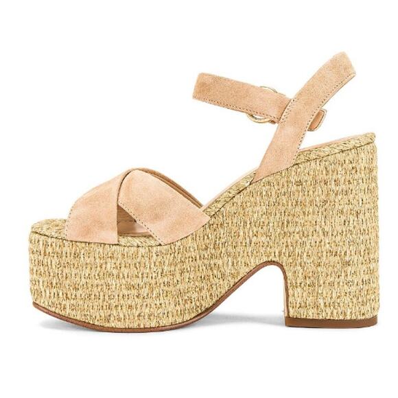 NIB Sam Edelman Women's Sesame Suede Trianna 2 Sandal Size 11 M - Picture 3 of 10